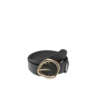Image of Urban Classics Buckle Shaped Belt, Women&#039;s, Size: S/M, Black gold