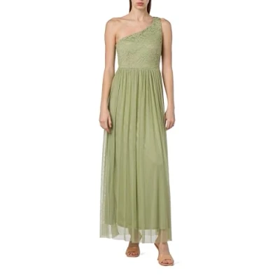 Image of Vila Women&#039;s Viulricana Oneshoulder Maxi Dress/Bm/Dc, Misty Rose, 44