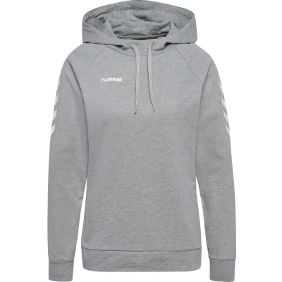 Image of hummel Women&#039;s Hooded Sweatshirt, Grey Melange, L