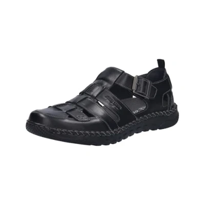 Image of Josef Seibel Wilson Walking sandals, Men&#039;s, Size: 6, Black Leather