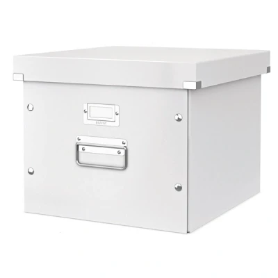 Image of Leitz Suspension File Box, A4, Click and Store Range 60464001 White
