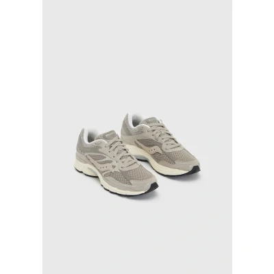 Image of Saucony Progrid OMNI 9 Unisex Trainers, Size: 7, Grey Leather/synthetics