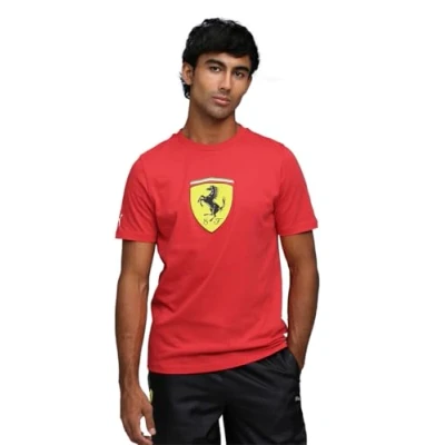 Image of PUMA Men&#039;s Ferrari Sportswear Colored Shield Tee Tees (Pack of 1)