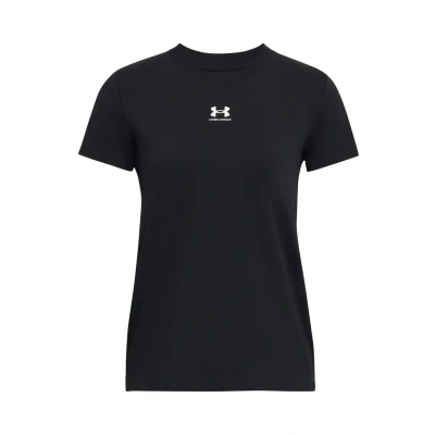 Image of Under Armour Campus CORE Sports Tshirt, Women&#039;s, Size: Large, Black white