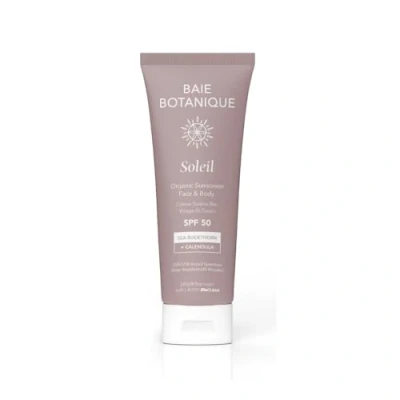 Image of Baie Botanique Soleil Face &amp; Body Sunscreen SPF50 Family Size (240g)