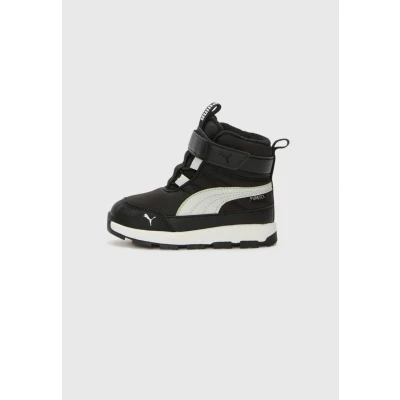 Image of PUMA Evolve Boat Puretex AC+inf, High Unisex Kids, Black Ash Grey White, 8.5 UK