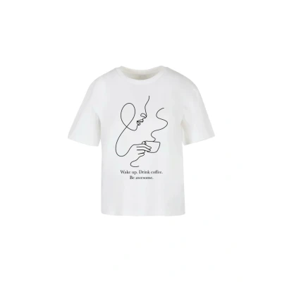Image of Mister Tee Print Tshirt, Women&#039;s, Size: XL, White