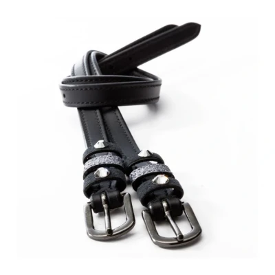 Image of Kavalkade Spur Straps Strass Grey