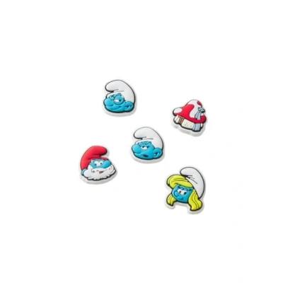 Image of Crocs Jibbitz Smurfs Unisex 5 PACK Other accessories, Size: One Size, Multi