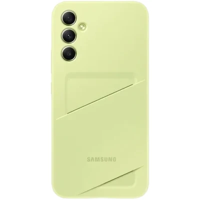 Image of Samsung TPU Card Slot Back Cover Green Galaxy A34