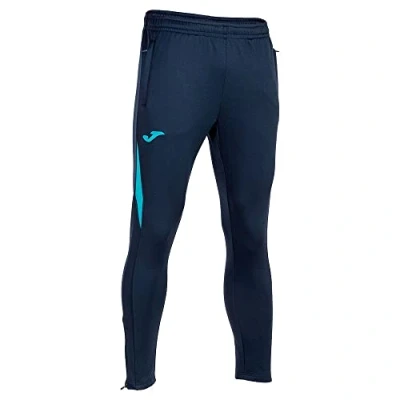 Image of Joma Men&#039;s Championship Vii Sports pants, Neon Turquoise Navy, 6 7 Years