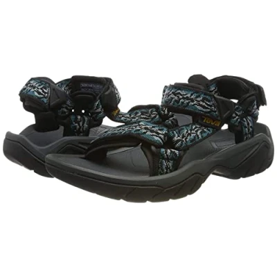 Image of Teva Terra FI 5 Universal Walking sandals, Women&#039;s, Size: 7.5, Manzanita/deep lake Textile