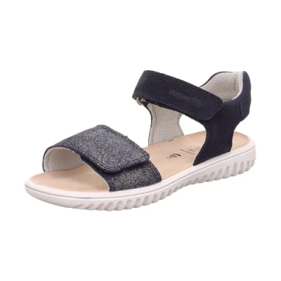 Image of Superfit Girl&#039;s Sparkle Sandal, Blau 8000, 0.5 UK Wide