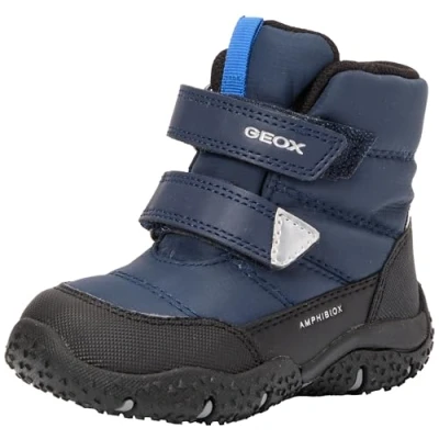 Image of Geox Baltic BOY ABX Winter boots for kids, Size: 4.5K, Navy/royal Textile/synthetics