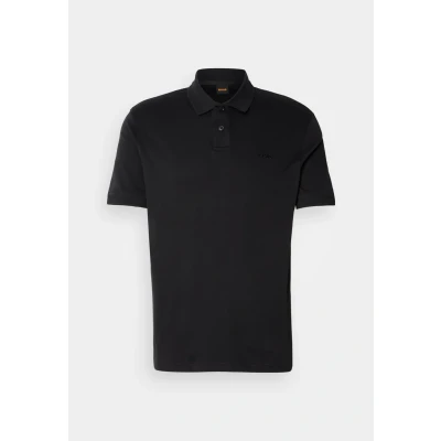 Image of BOSS Men&#039;s Pe_Interlock Polo Shirt, Black 1, S