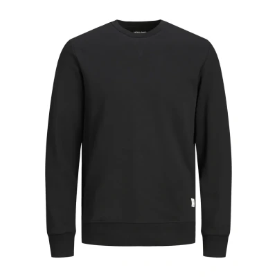 Image of Jack &amp; Jones Basic CREW NECK Sweatshirt, Men&#039;s, Size: 5XL, Black