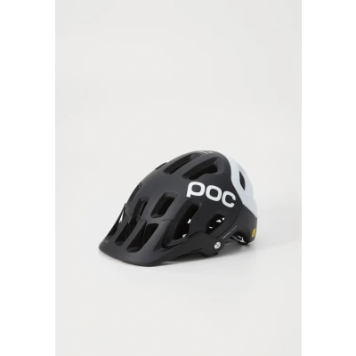 Image of POC Tectal RACE Unisex Helmet, Size: Small, Uranium black/hydrogen white matt