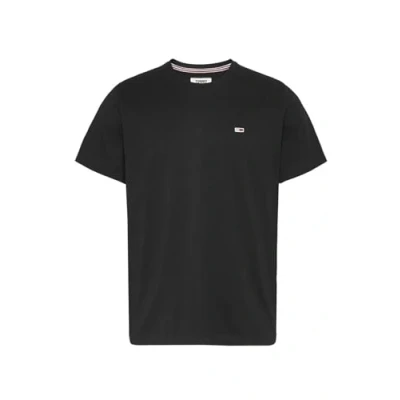 Image of Tommy Jeans Classic C NECK Basic Tshirt, Men&#039;s, Size: 3XL, Black
