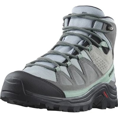 Image of Salomon Quest ROVE GTX Hiking shoes, Women&#039;s, Size: 8.5, Quarry/quiet shade/black Leather and textile