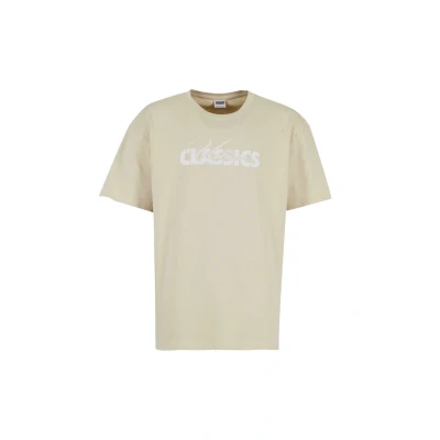 Image of Urban Classics LOGO Heavy Print Tshirt, Men&#039;s, Size: 3XL, Sand