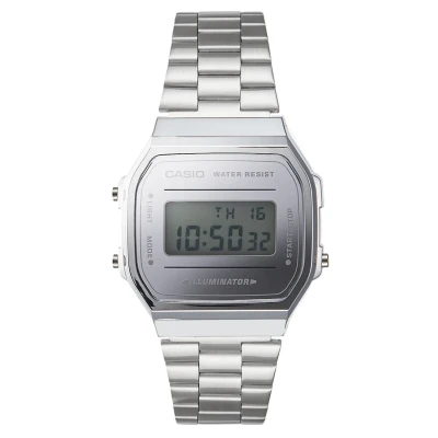 Image of Casio Collection Retro Digital watch silvercoloured, Size: One Size, Silver coloured