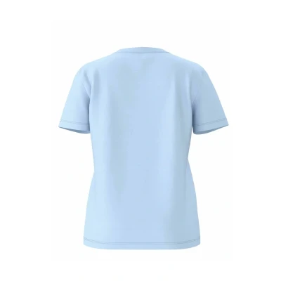 Image of Selected Femme Slfmyessential SS Oneck Basic Tshirt, Women&#039;s, Size: 8, Cashmere blue