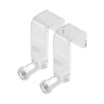 Image of SIGEL MU162 FliPiecehart Hooks, transparent, acrylic, 2 Pieces