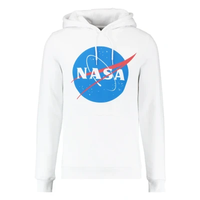 Image of Mister Tee NASA Hoody Hoodie, Men&#039;s, Size: Large, White