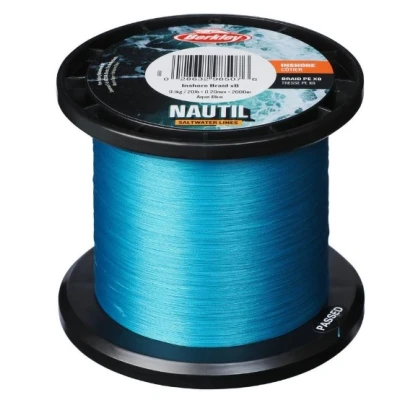 Image of Berkley NAUTIL Braidx8 150m AquaBlue 0,10mm (9lb/4,1kg) Braided fishing line