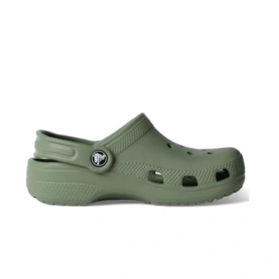 Image of Crocs Classic Unisex Pool slides for kids, Size: 6, Moss Synthetics