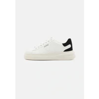 Image of Guess Elbina Trainers, Women&#039;s, Size: 3, White/black shoes