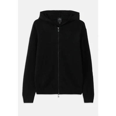Image of Armani Exchange Cardigan Cardigan, Men&#039;s, Size: Small, Black