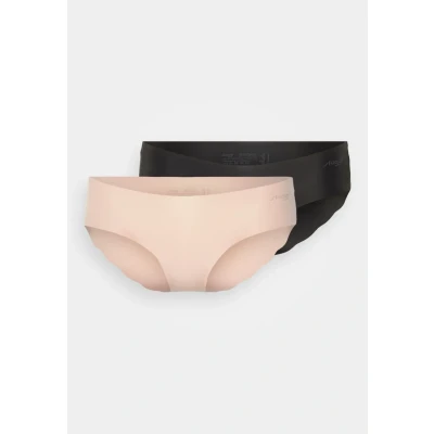 Image of Sloggi Women&#039;s 24/7 Cotton Lace Midi C3P Briefs, Cameo Brown, L
