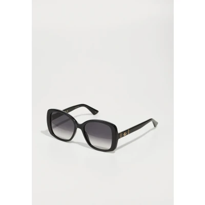 Image of GUCCI Women&#039;s GG0762S Sunglasses, Black Grey, 56, black, 56 18 145