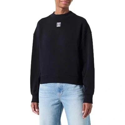 Image of HUGO Deflorine Sweatshirt, Women&#039;s, Size: Medium, Black