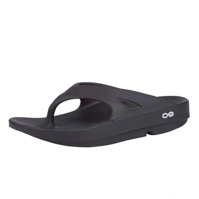 Image of Oofos Ooriginal Recovery Pool shoes, Size: 5, Black shoes