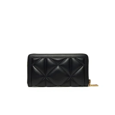 Image of Love Moschino Embossed Wallet, Women&#039;s, Size: One Size, Nero