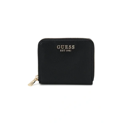 Image of Guess Laurel SLG Small Zip Around, Bon Bone, One Size
