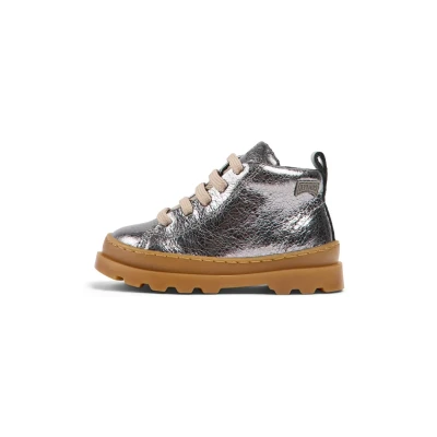 Image of Camper Unisex Baby Brutus First Walkers K900291 Ankle Boot, Grey 011, 4.5 UK