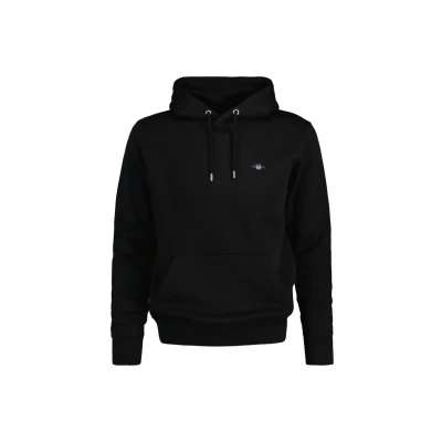 Image of GANT Shield Hoodie Hoodie, Men&#039;s, Size: XXL, Black