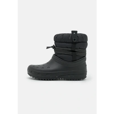 Image of Crocs Classic NEO PUFF LUXE BOOT ankle boots, Women&#039;s, Size: 3, Black Synthetics/textile
