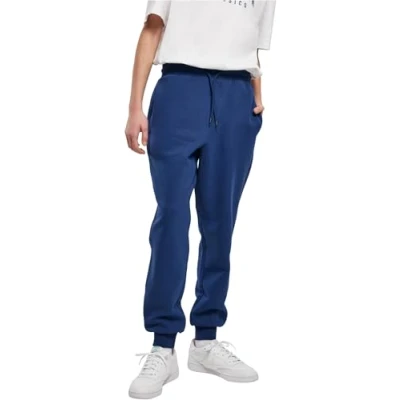 Image of Urban Classics Basic Tracksuit bottoms, Men&#039;s, Size: Large, Spaceblue