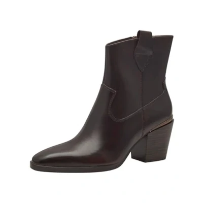 Image of Marco Tozzi Classic ankle boots, Women&#039;s, Size: 7, Mocca Leather