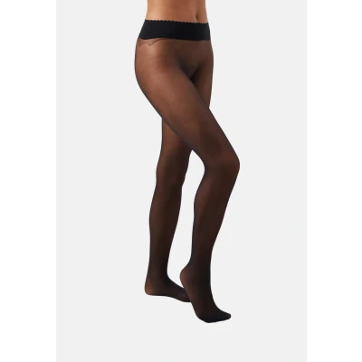 Image of DIM SEMI Opaque NUDE Sensation BODY Touch Tights, Women&#039;s, Size: Medium, Black