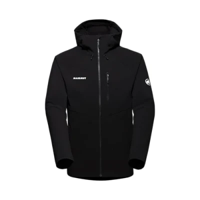 Image of Mammut Ultimate Comfort SO Hooded Soft shell jacket, Men&#039;s, Size: XL, Black