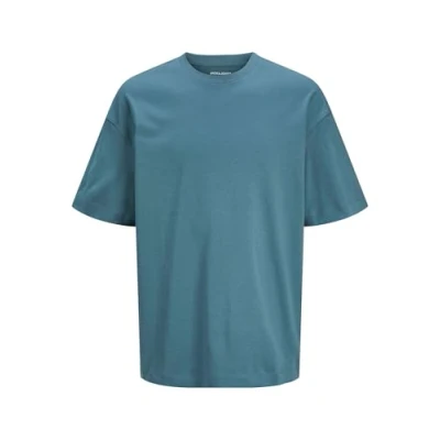 Image of Jack &amp; Jones Junior Jjeurban EDGE SS Oneck JNR Basic Tshirt, Men&#039;s, Size: 128, Castlerock