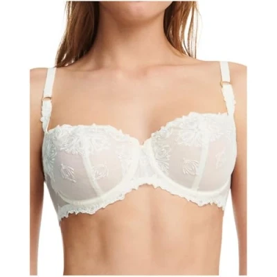 Image of Chantelle Champs Elysees AUSSENTRÄGER Balconette bra, Women&#039;s, Size: 32DD, Offwhite