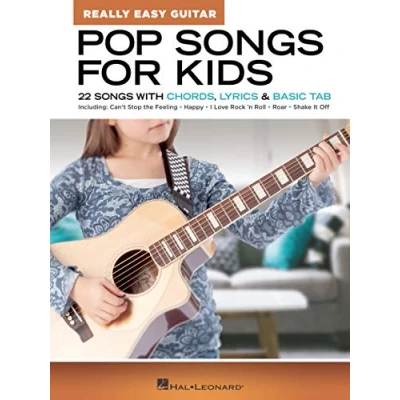 Image of Pop Songs for Kids Really Easy Guitar Series: 22 with Chords, Lyrics &amp; Basic Tab