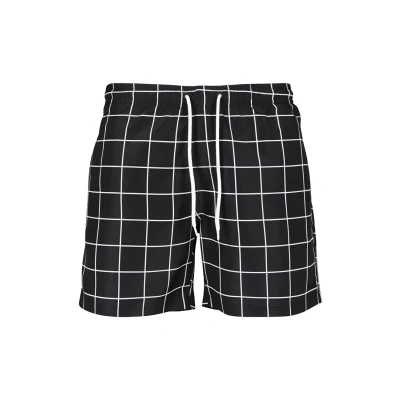 Image of Urban Classics Swimming shorts, Men&#039;s, Size: Large, Black/white