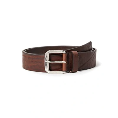 Image of Replay Belt, Men&#039;s, Size: 34, Fade tobacco